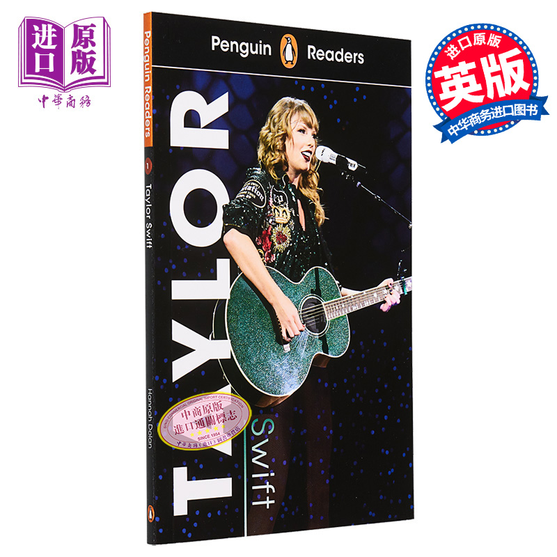 预售 霉霉 泰勒斯威夫特 Taylor Swift 英文原版 人物传记 明星周边 企鹅阅读第1级 ELT 分级读物 Penguin Readers【中商原版】