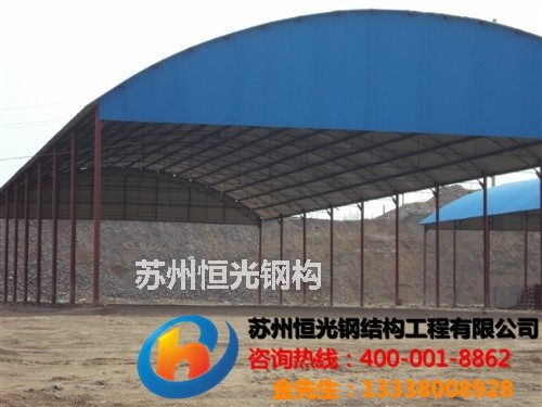 苏州中型钢结构厂房轻钢活动房轻钢结构