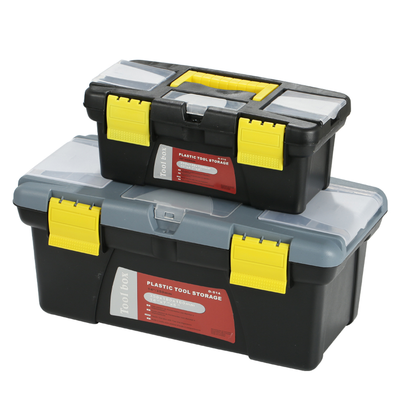 五金工具收纳盒样品塑料盒透明零件盒家用多功能工具箱手提工具盒