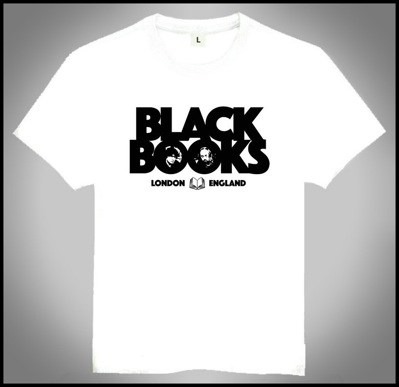 Black Books T-shirt 白色短袖 布莱克书店 T恤 欧美潮流T恤 新款