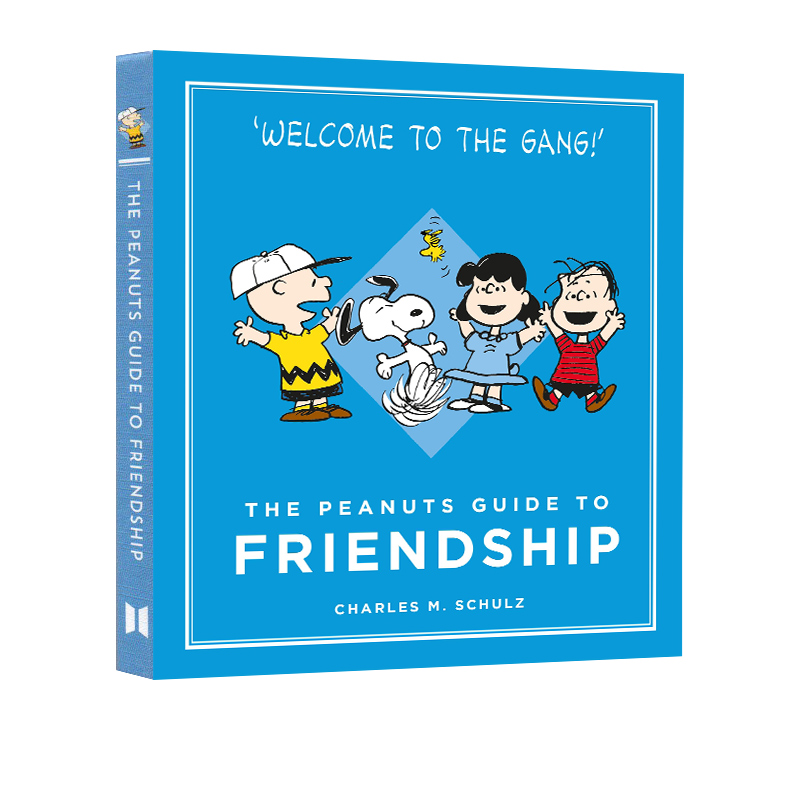 英文原版 The Peanuts Guide to Friendship 史努比漫画 Peanuts Guide to life系列 精装 花生连环漫画 儿童卡通动画故事书