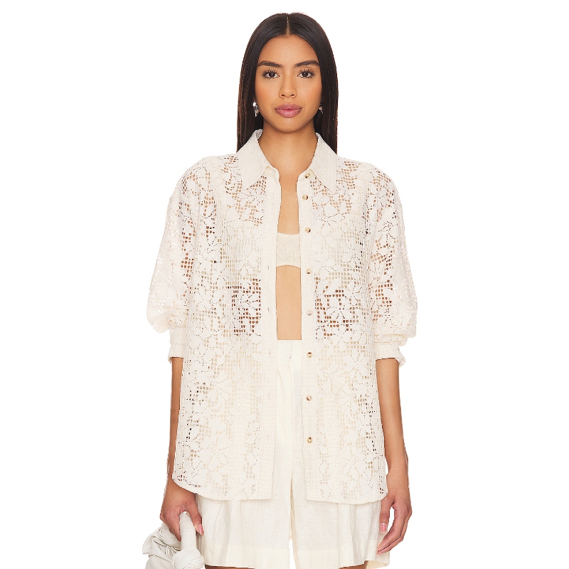 Free People In Your Dreams Lace ButtondownREVOLVE时尚小众新