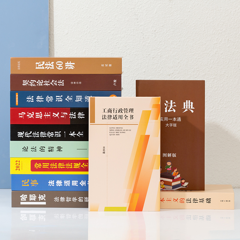 新中式假书摆件书柜装饰品仿真书法律书籍办公室S道具书模型样板