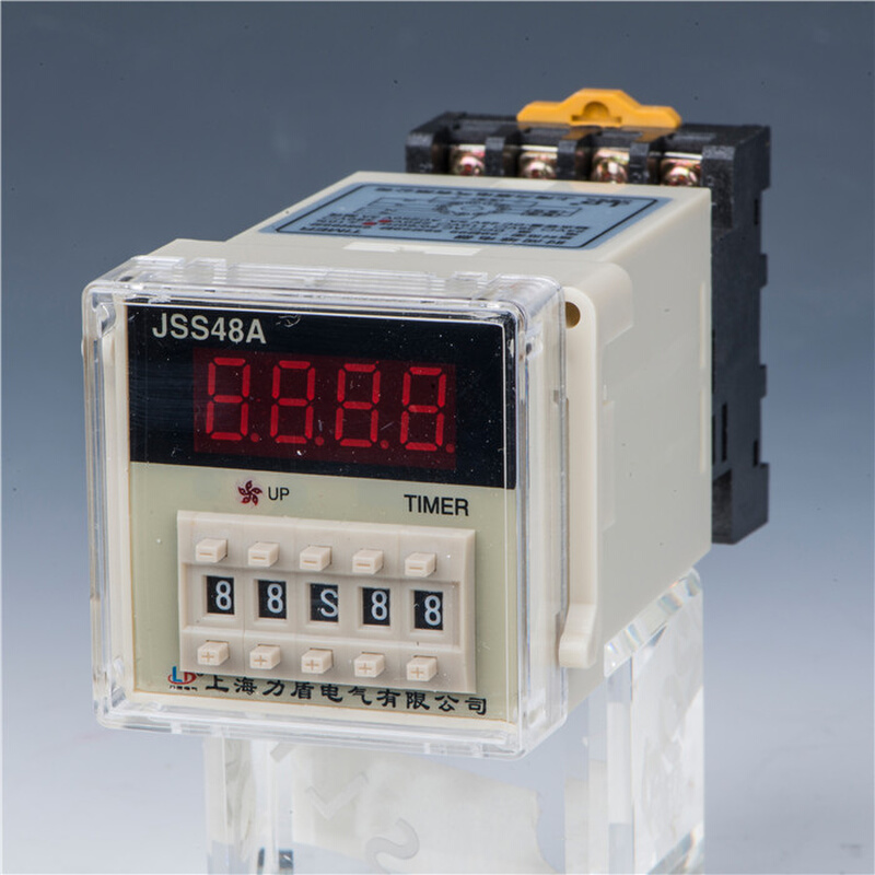 上海力盾电气时间继电器JSS48A数显式时间继电器5位直销