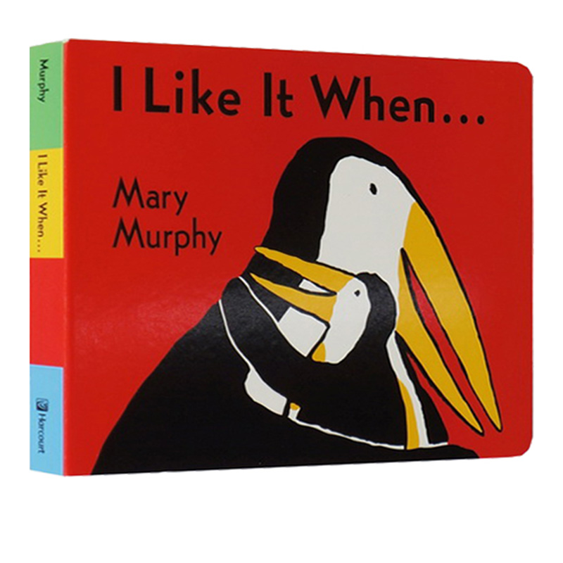 英文原版 I Like It When 纸板书 母亲节绘本 情感表达 情商培养 亲子启蒙读物 Mary Murphy