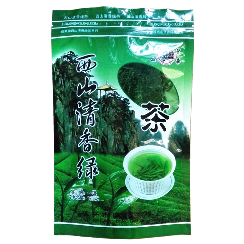 绿茶2023新茶广西桂平西山茶精选西山清香绿茶袋装一级茶叶