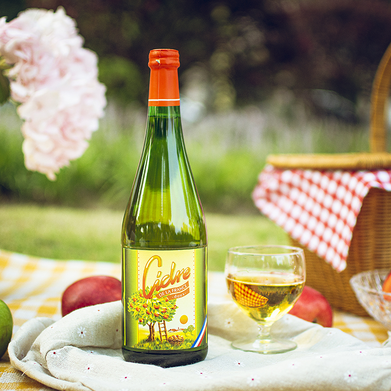 便宜大碗 法国诺曼底传统型西打酒苹果酒Cider 像苹果汁一样酸甜