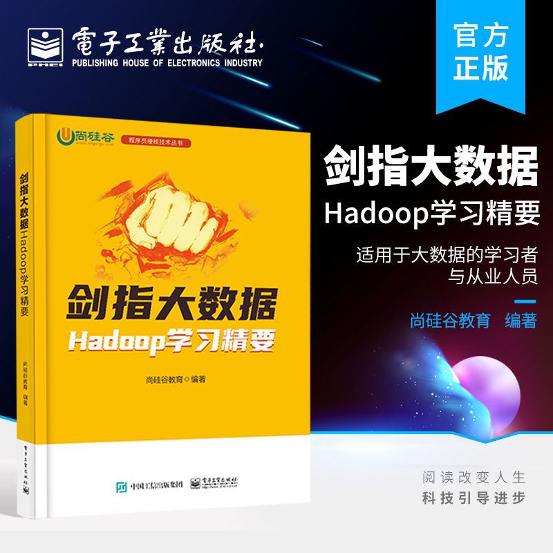 官方正版 剑指大数据 Hadoop学习精要 基于Hadoop3.1.3HDFS MapReduce YARN的内核原理和调优方法教程 尚硅谷教育 电子工业出版社