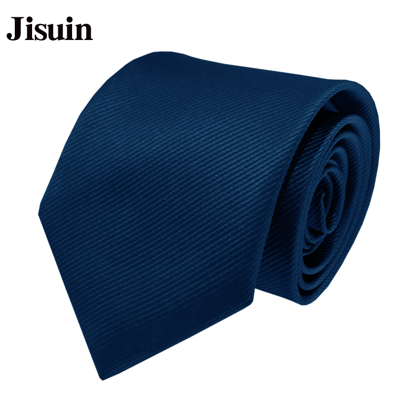 Jisuin男士休闲酒红色韩版领带男正装商务手打款结婚新郎领带8cm