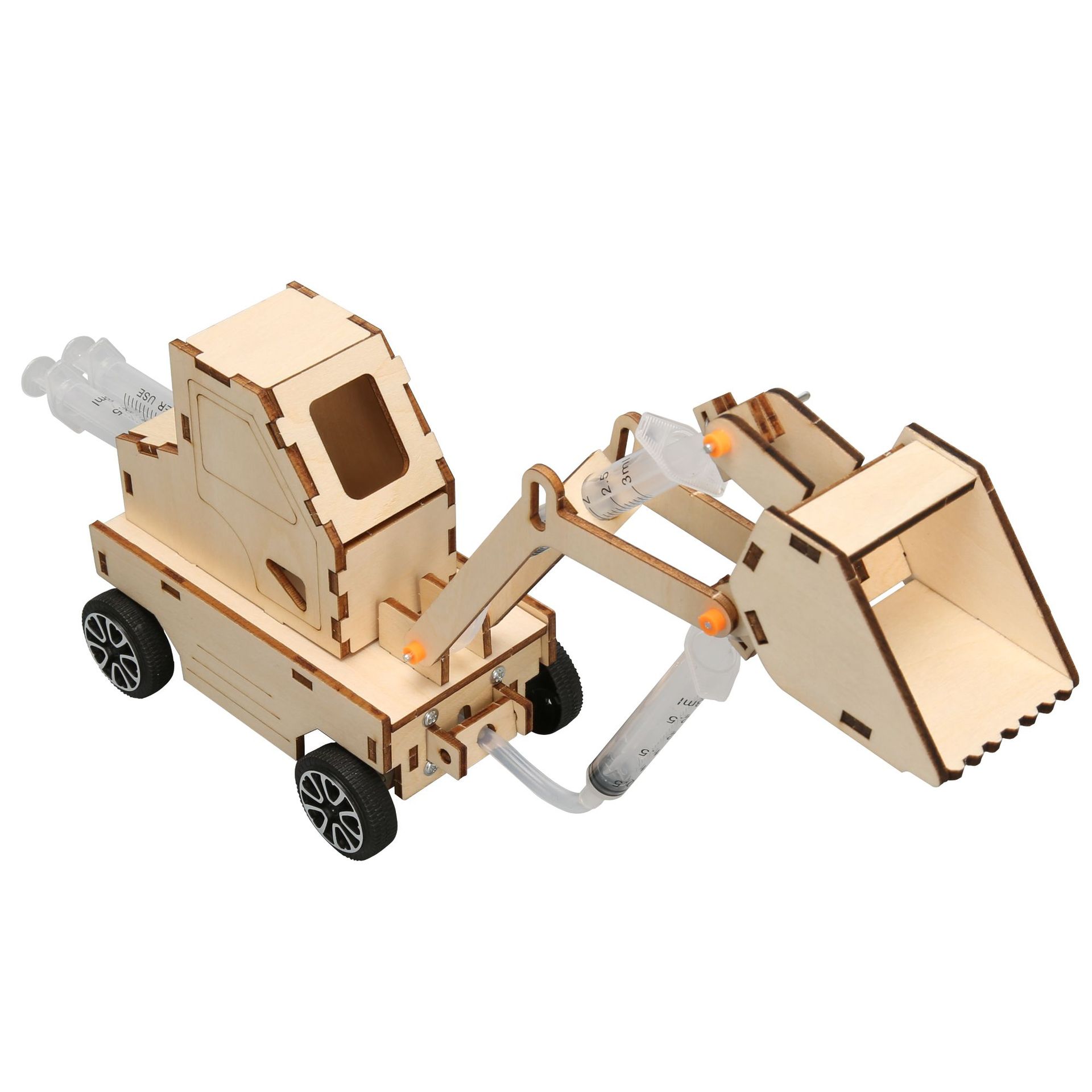 小学生steam科技手工器材挖土液压装载机材料包大童diy小制作玩具