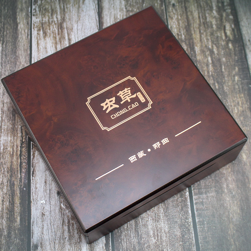 西藏那曲虫草礼盒高档虫草木盒冬虫夏草包装盒亚克力八角内盒空盒