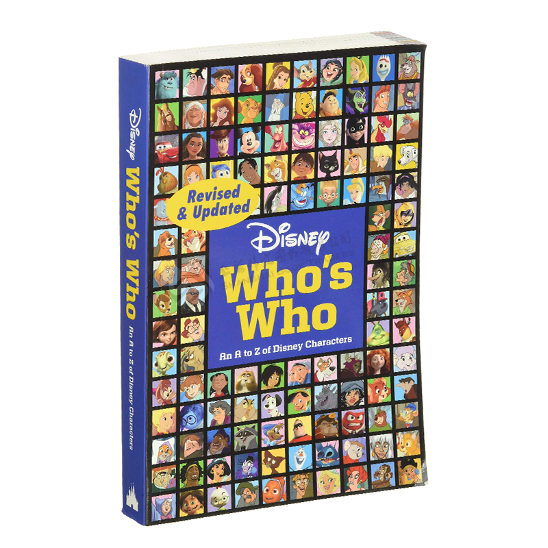 现货 Disney Who's Who 英文原版 迪士尼人物百科全书 角色书characters人物大全 名人录 皮克斯卡通角色修订更新版 上海外文书店