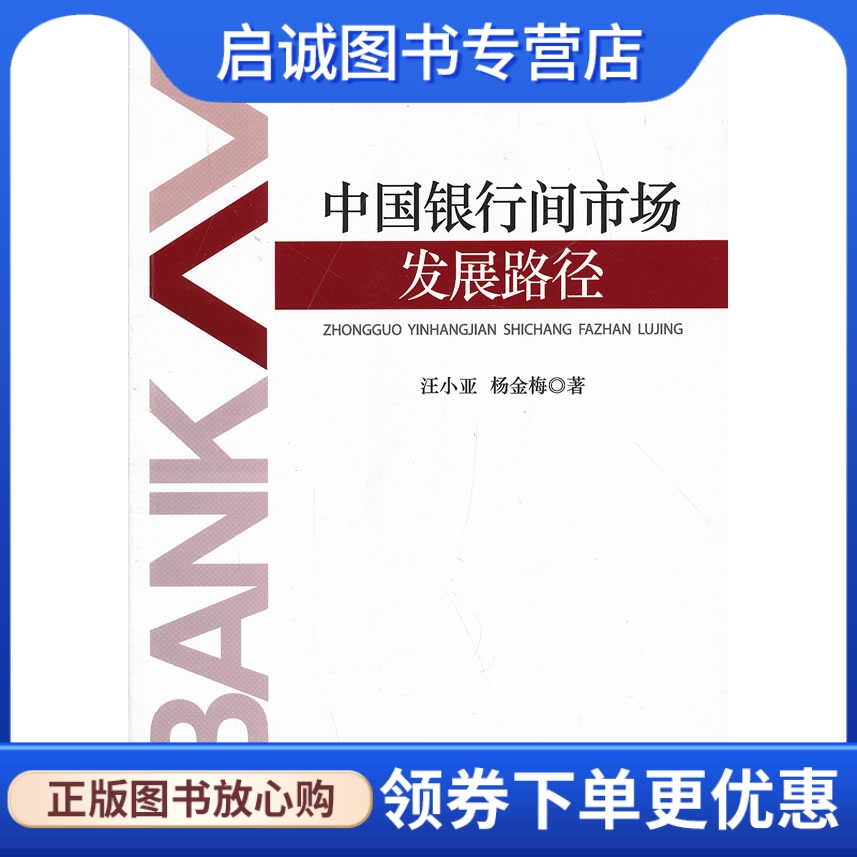 正版现货直发 中国银行间市场的发展路径,汪小亚,杨金梅,中国金融出版社9787504967909