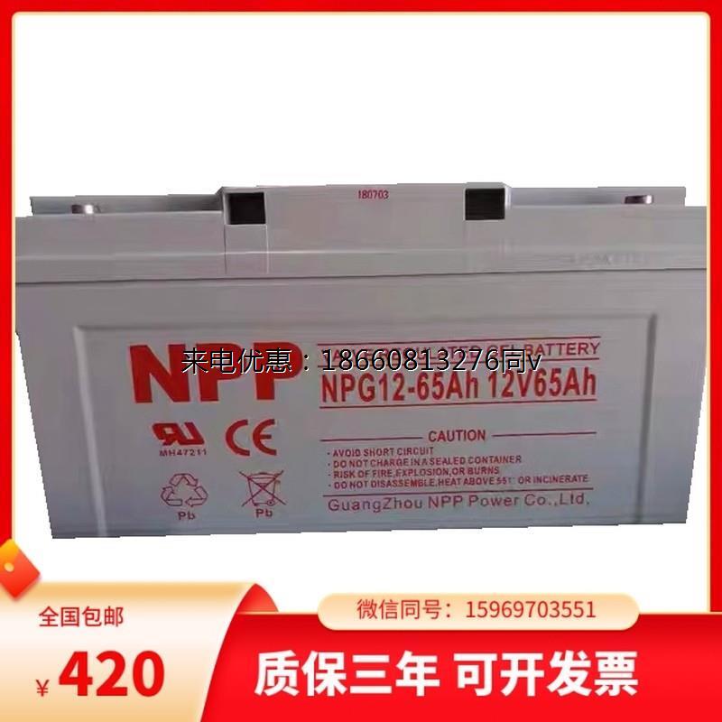 蓄电池NP12-65 太阳能通讯监控路灯12V65AH直流屏EPS UPS电源