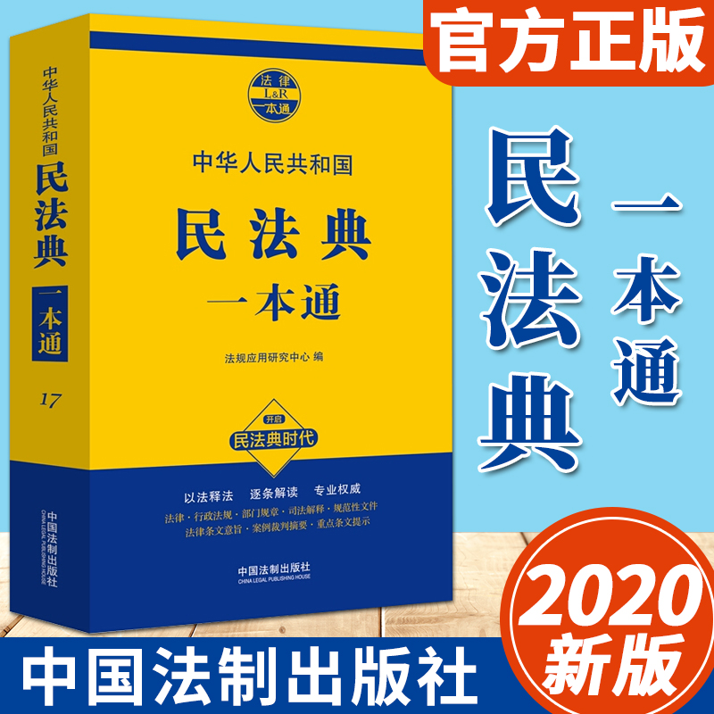 民法典一本通（2020）中国法制出版社 法律一本通系列 以法释法解读实用