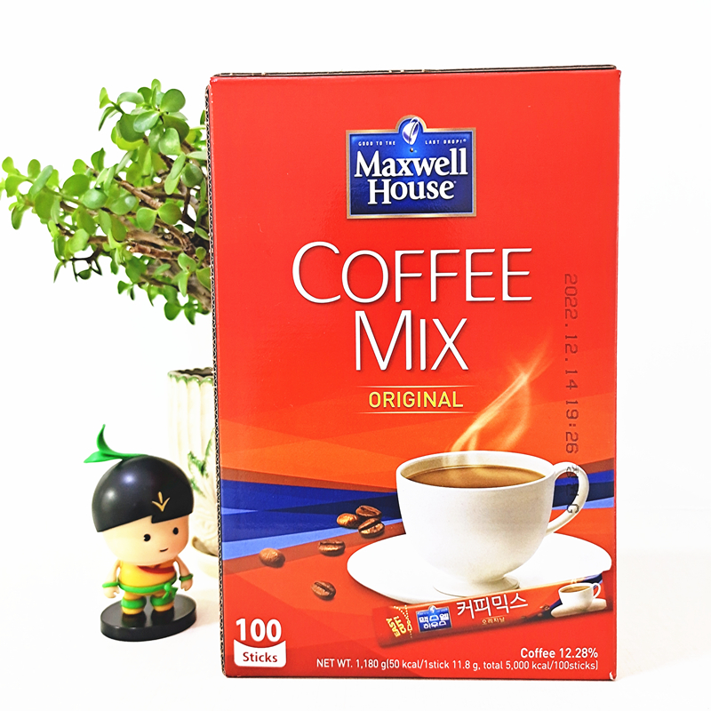 东西麦斯威尔麦馨摩卡咖啡韩国三合一速溶咖啡100条盒装提神学生