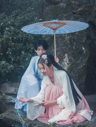 油纸伞防雨防晒实用汉服古风拍照道具男女古典中国风舞蹈伞绸布伞