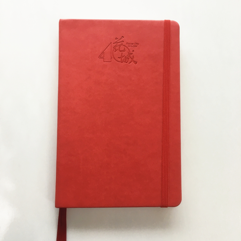 笔记本颜色需备注】花城40周年文创纪念笔记本 经典五色可选：红、灰、紫、绿、黄