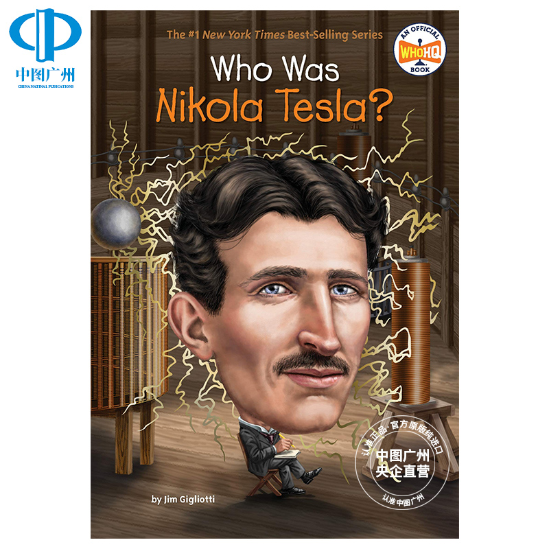 who was nikola tesla?尼古拉·特斯拉是谁？英语原版中小学生读物 名人传记系列 纯全英文版正版原著进口原版英语书籍