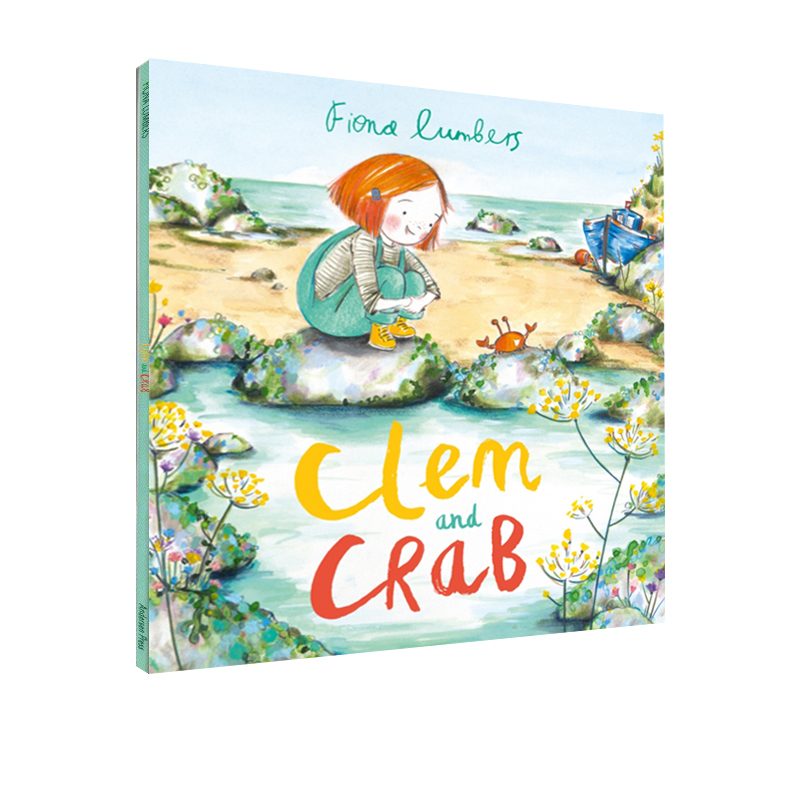 预售 英文原版 Clem and Crab 克莱姆和螃蟹 环保主题 儿童启蒙图画书 英国安徒生出版社 Fiona Lumbers