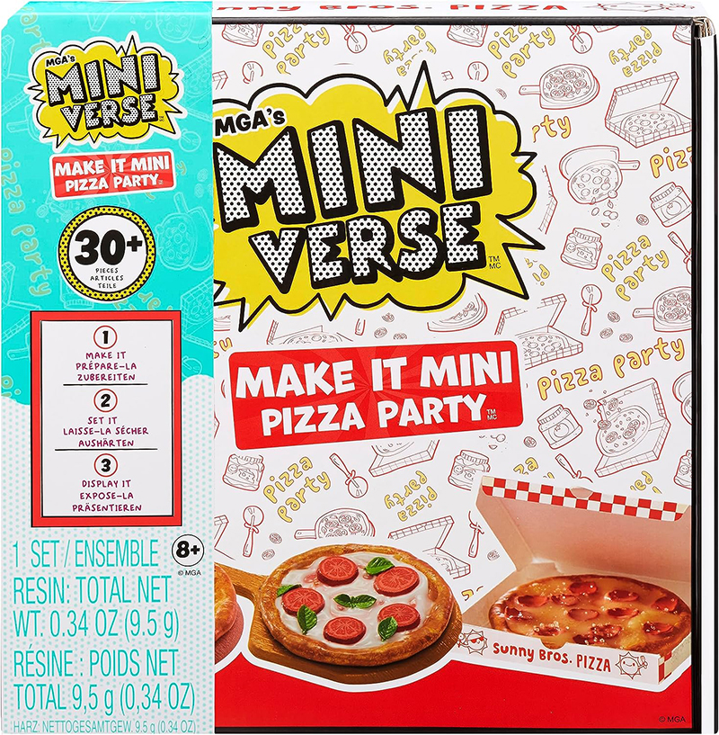 迷你宇宙DIY製作雪糕披萨派对仿真食玩玩具正品 Miniverse Pizza