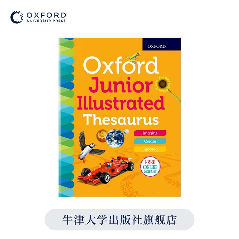牛津少儿同义词图解词典 Oxford Junior Illustrated Thesaurus 英英词典 6岁+ 插图近义词词典 牛津词典