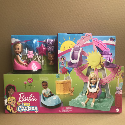 小凯莉欢乐嘉年华套装GHV82芭比娃娃女孩过家家游乐园情景玩具
