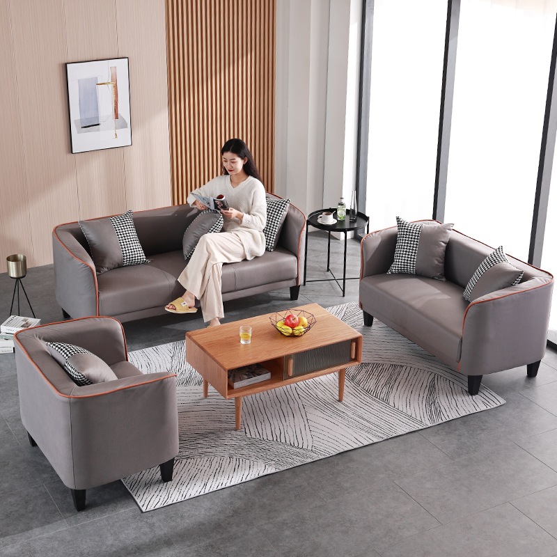 现货速发布艺沙发客厅简约现代小户型科技布懒人卧室轻奢简易单双