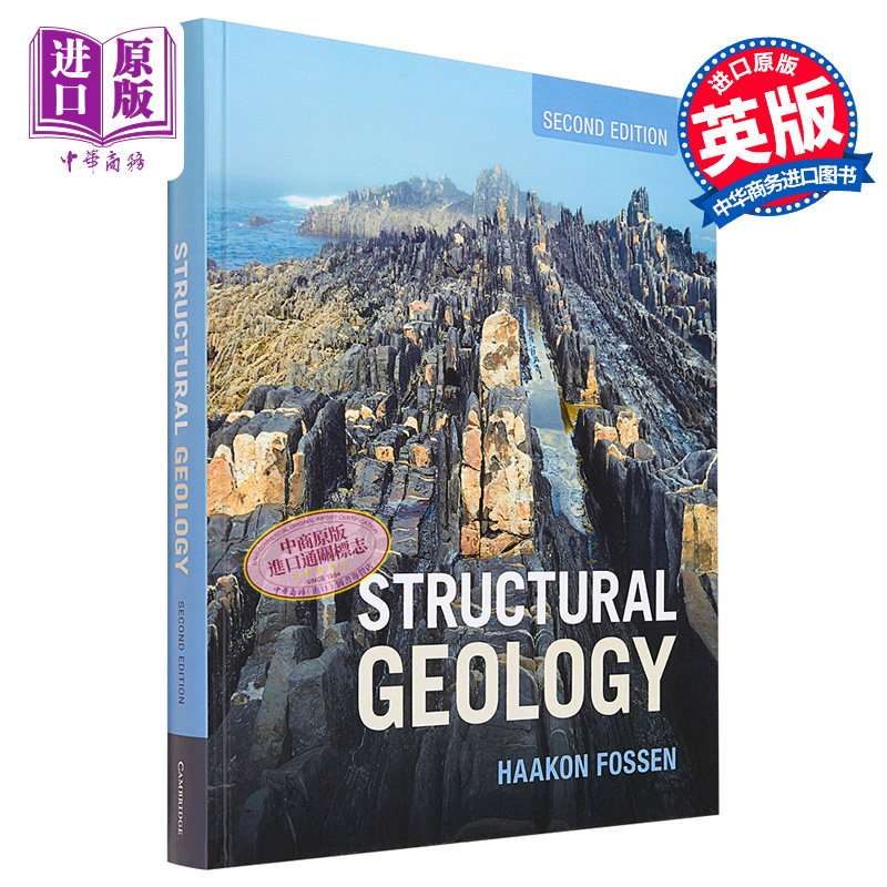 预售 Structural Geology 英文原版 构造地质学 剑桥大学出版社 Haakon Fossen【中商原版】
