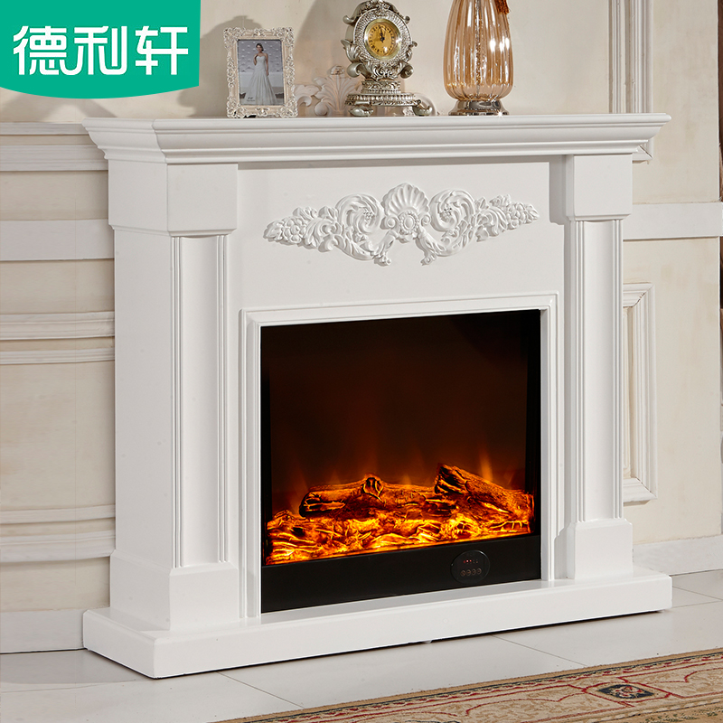 德利轩1.2米壁炉简约欧式美式壁炉装饰柜仿真火电壁炉取暖器家用