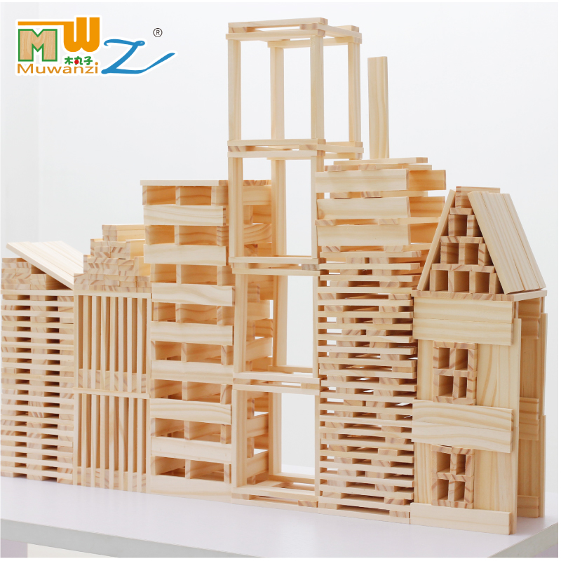 木丸子创意搭搭乐层层叠叠高积木儿童益智力玩具拼装堆塔积木