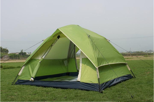 天津多人 户外3野营4人-露营双人郊游，防雨自动帐篷家庭双层