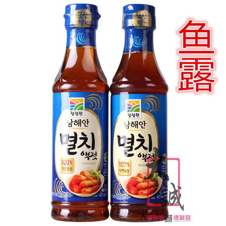 韩国进口鱼露500克 蓝瓶 做泡菜 DIY泡菜 (发酵调鲜)