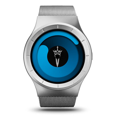 包邮 DNF原装 蓝魅之影手表 创意个性轮盘式 无指针 高科技