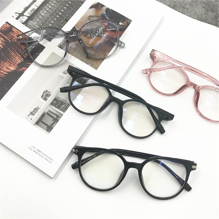 新款平光眼镜轻盈舒适PC镜架韩版文艺眼镜框防辐射眼镜