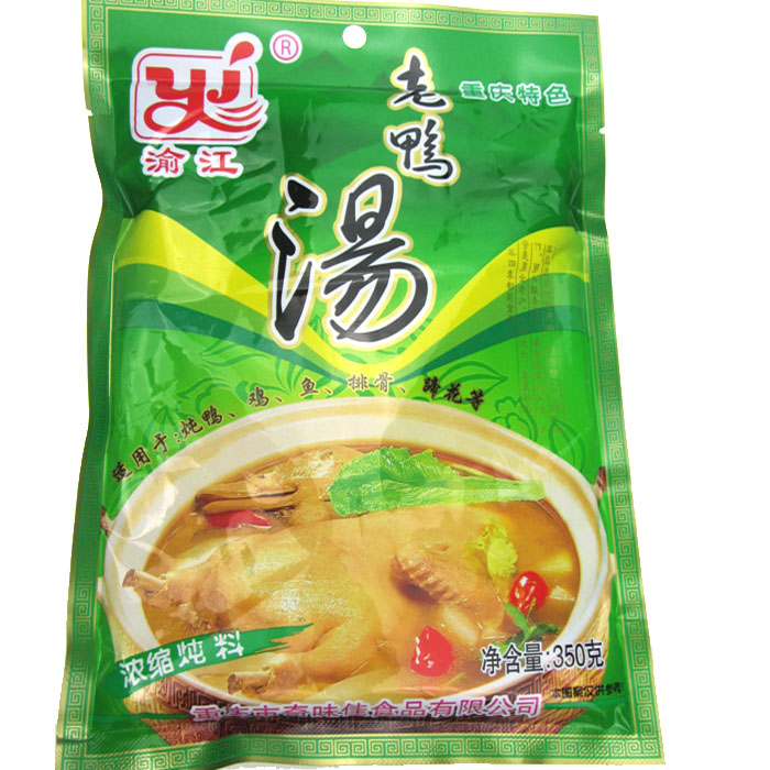 酸萝卜老鸭汤重庆特产炖汤料渝江牌老鸭汤调味料350克包装煲汤料
