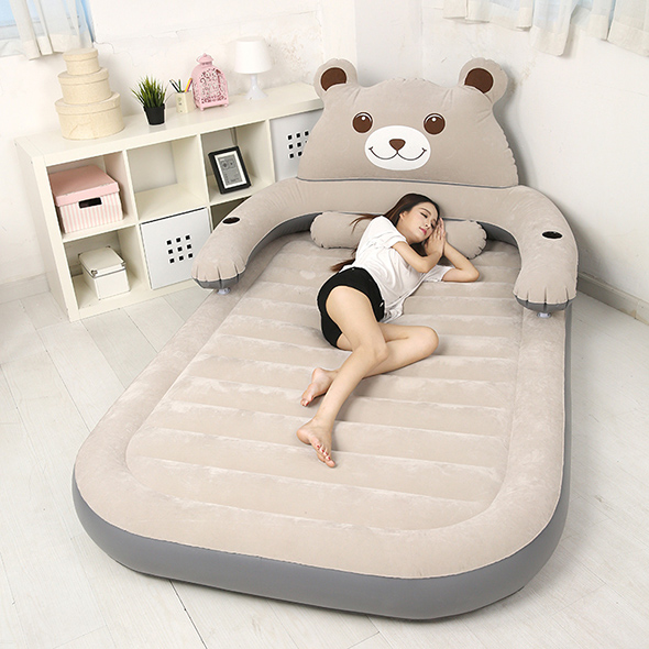 龙猫床垫懒人沙发榻榻米卧室单双人气垫床家用便携充气床垫单人熊