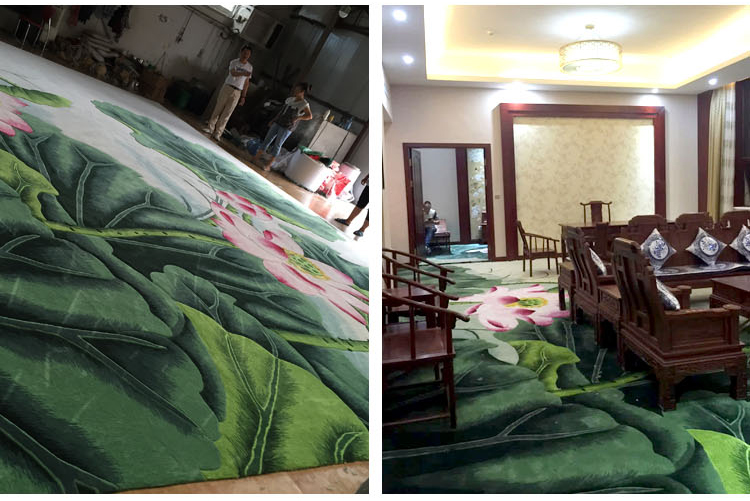 厂家直销高档商业地毯酒店会议室电梯走廊满铺羊毛混纺地毯可定制