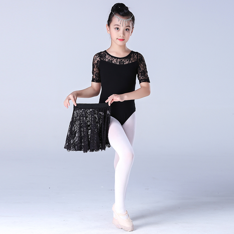 正品纯棉儿童舞蹈服练功服女童芭蕾分体拉丁幼儿考级中国舞六一演