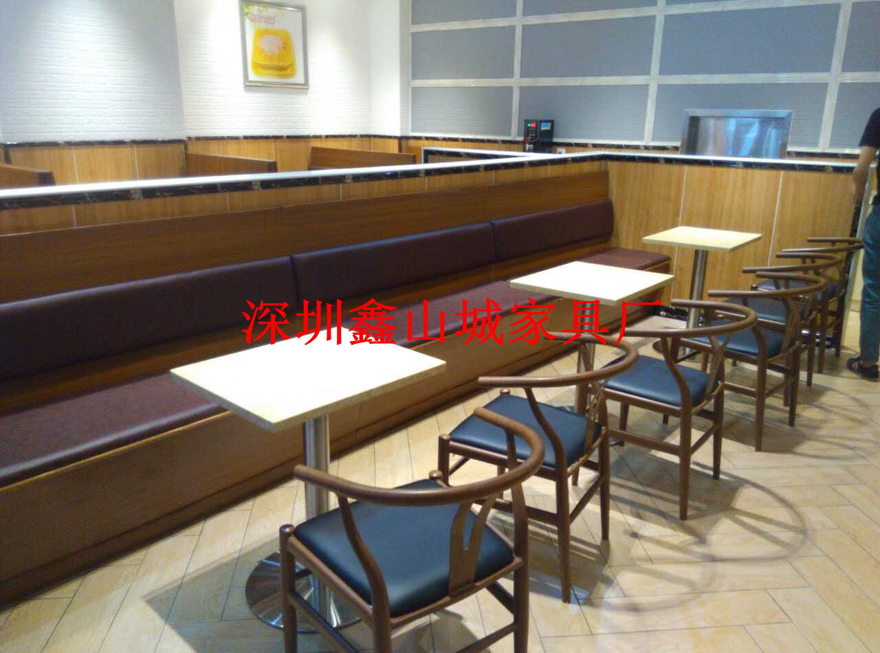 咖啡厅桌椅卡座沙发西餐厅沙发甜品店火锅店沙发餐厅桌椅组合