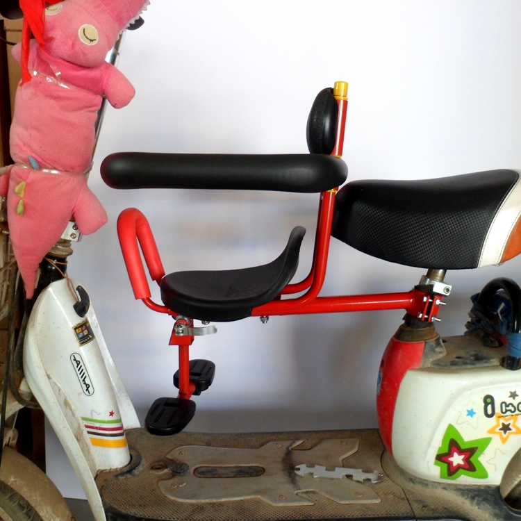 电动车儿童座椅前置宝宝坐椅电瓶自行车儿童全围正品启冠安全凳
