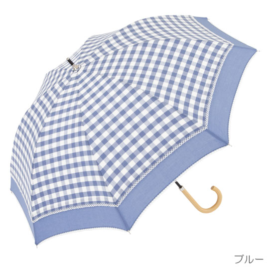 日本because便携轻量遮光遮热防UV超强防晒折叠遮阳伞直柄晴雨伞
