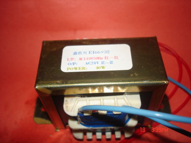 汕头鑫胜兴牌 全铜线自动控制电路40W110V转24V1.67A电源变压器