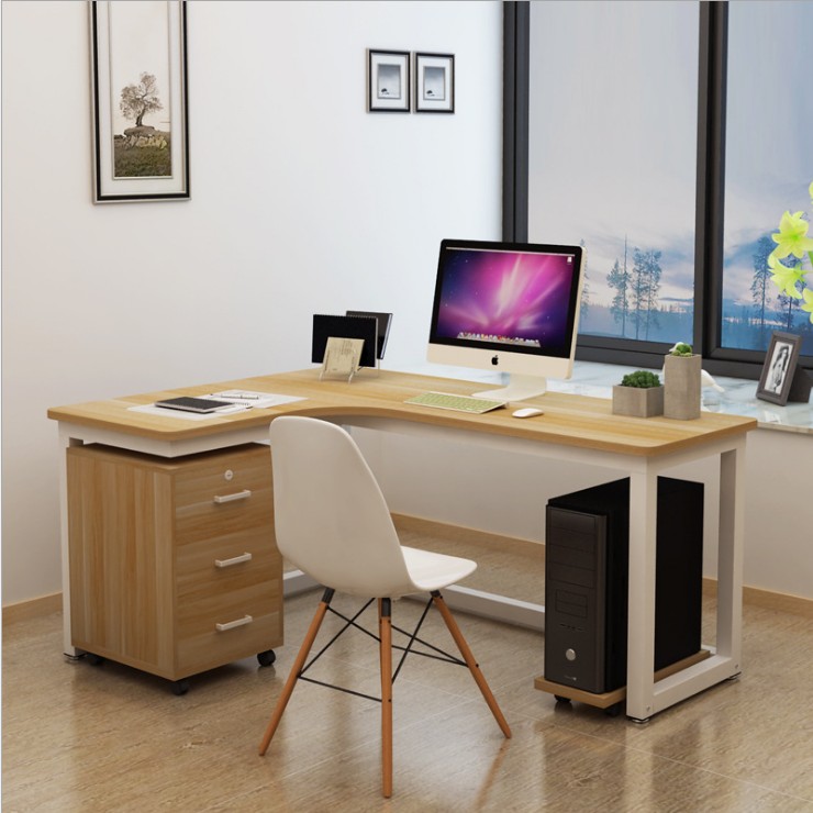 包邮转角台式家用简约现代经济型书桌直角办公桌L型简易写字台